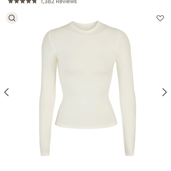 NWT skims cotton jersey long sleeve t-shirt - Picture 2 of 6